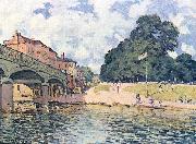 Alfred Sisley Brucke von Hampton Court Germany oil painting artist